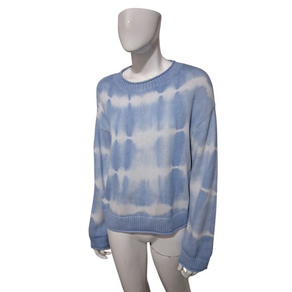 Elizabeth and‎ James Grungecore Women's Size Small Tie Dye Knit Ribbed Sweater - Picture 1 of 9